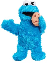 Just Play Sesame Street 13,5 cala Nom Nom