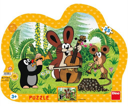 Dino, puzzle, puzzle, Krecik i Przyjaciele, Orkiestra Krecika