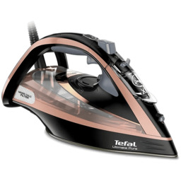 Żelazko parowe TEFAL Ultimate Pure FV9845E0 Czarno-różowy