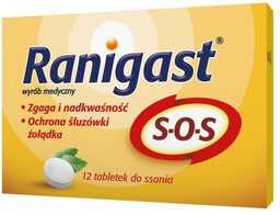 Ranigast S-O-S x12 tabletek do ssania