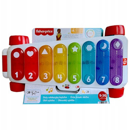Fisher Price Duży edukacyjny ksylofon do ciągnięcia Cymbałki
