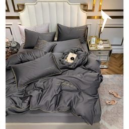 Pościel z bawełny syntetycznej z haftem PBH-03