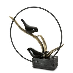 Eurofirany Figurka dekoracyjna Sema 1 27x8x27 czarna