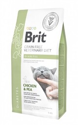 Brit Grain Free Veterinary Diets Cat Diabetes Kurczak