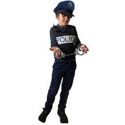 RUBIE''S Kostium policjanta dla dzieci, jeden rozmiar, 5