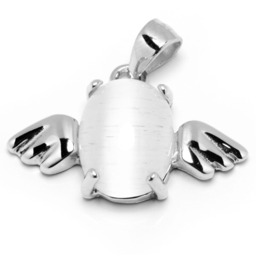 Zawieszka Srebrna Aniołek