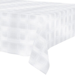Obrus plamoodporny biały 220x150 cm