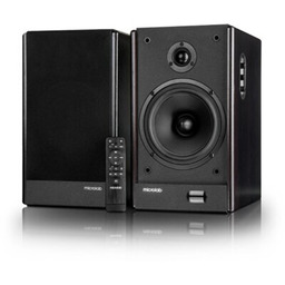 MICROLAB Kolumny podstawkowe Solo 26 Czarny (2 szt.)