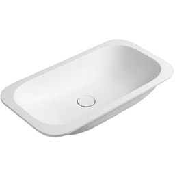 IMPALA umywalka podblatowa 67,2x35,5cm, Rockstone, biały mat IM630