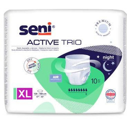 SENI ACTIVE TRIO X-LARGE Elastyczne majtki chłonne, 10