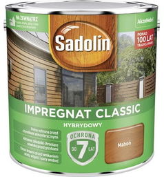Sadolin Impregnat Classic Hybrydowy Mahoń 2,5L