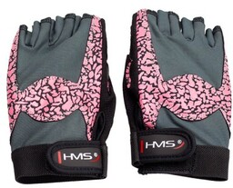 RĘKAWICE NA SIŁOWNIĘ RST03 PINK/GRAY HMS