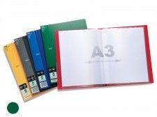 Album ofertowy A4-A3/20 PENTEL SIDE zielony /DCF642-D/