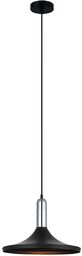 Industrialna LAMPA wisząca LUSTY MDM-3027/1 BK+CR Italux metalowa