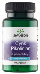 SWANSON Cynk (pikolinian) 22mg - 60 kaps.