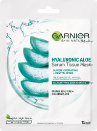 GARNIER - HYALURONIC ALOE SERUM TISSUE MASK -