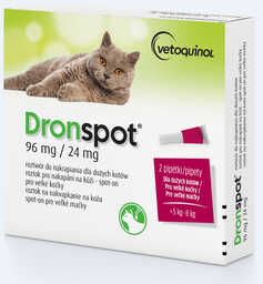 Dronspot dla dużych kotów 96 mg/ 24 mg
