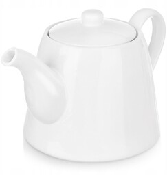 Dzbanek Porcelanowy biały stołowy do kawy herbaty ziół