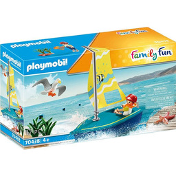 Playmobil, klocki konstrukcyjne Family Fun Żaglówka, 70438