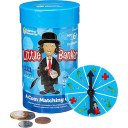 Learning Resources Maly Bankier Moneta Mataching Gra