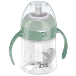 LOVI Pierwszy kubek z obciążoną słomką zielony 35/364,