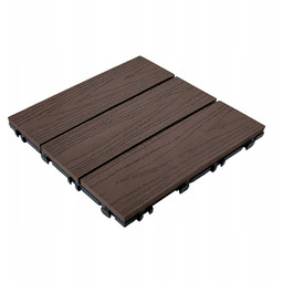 Podest Tarasowy Kompozytowy 3D Solid Brąz Zestaw 9szt,