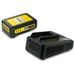 Akumulator i szybka ładowarka KARCHER 2.445-062.0 Czarno-żółty