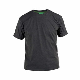 Duża Koszulka Męska Gładka Grafitowa T-shirt FLYERS-D555