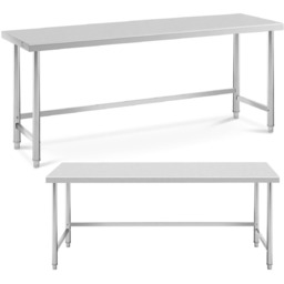 Stół do kuchni stalowy nierdzewny 100 x 70cm