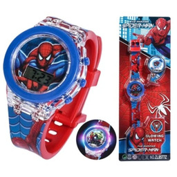 Zegarek Dziecięcy Spiderman Dla Dzieci Ledowy Świeci Elektroniczny