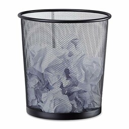 Relaxdays Metalowy kosz na papier, kosz na śmieci