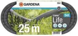 Wąż tekstylny Liano Life 25 m zestaw GARDENA