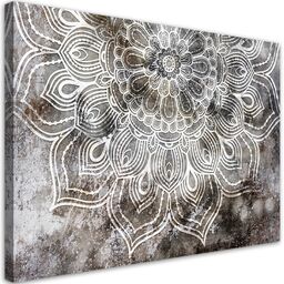 Obraz na płótnie, Abstrakcyjna mandala 60x40
