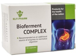 Bio Enzymy Trawienne, Papaina, Pankreatyna, Bromelaina, Elit-Pharm, 50