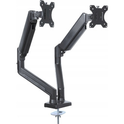 Art Uchwyt biurkowy na dwa monitory 13" 27"