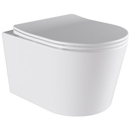 Biała miska wc wisząca Rimless Elite Tornado ELITE-WH-03