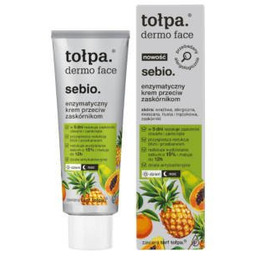 TOŁPA Dermo Face Sebio Enzymatyczny krem przeciw zaskórnikom,