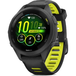 Smartwatch GARMIN Forerunner 265S Czarny-jaskrawożółty 010-02810-13