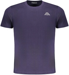 NIEBIESKI T-SHIRT MĘSKI KAPPA Z KRÓTKIM RĘKAWEM