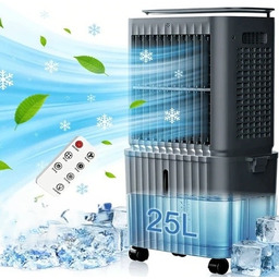 Klimator ewaporacyjny łączy funkcje wentylatora, nawilżacza powietrza