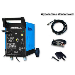 SHERMAN DUALMIG 200+DRUT SG2 0.8MM/5KG