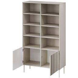 Regał do salonu beżowy mat 100 x 40