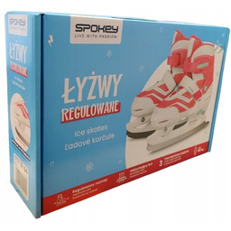 Figurowe łyżwy Spokey Crystal 31-34 Różowo białe
