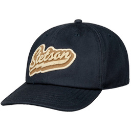 Czapka Retro Cotton Dad Hat by Stetson, ciemnoniebieski,
