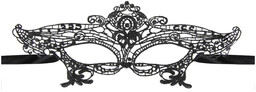 Maska Motyl koronkowa czarna - 1 szt.
