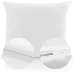 Poszewka Bawełna 70 x 80 Jednolita Ola Biel