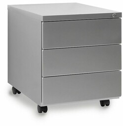 Kontener biurowy 424 srebrny unique