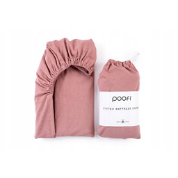Prześcieradło do łóżeczka 70x140 Poofi Herbal Rose