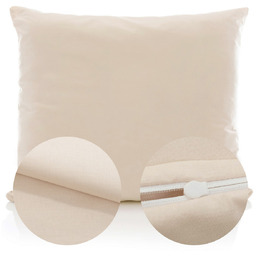 Poszewka Bawełna 50 x 60 Jednolita Ola Beż