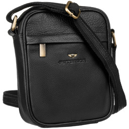 Saszetka męska z naturalnej skóry Peterson PTN-5021-NDM